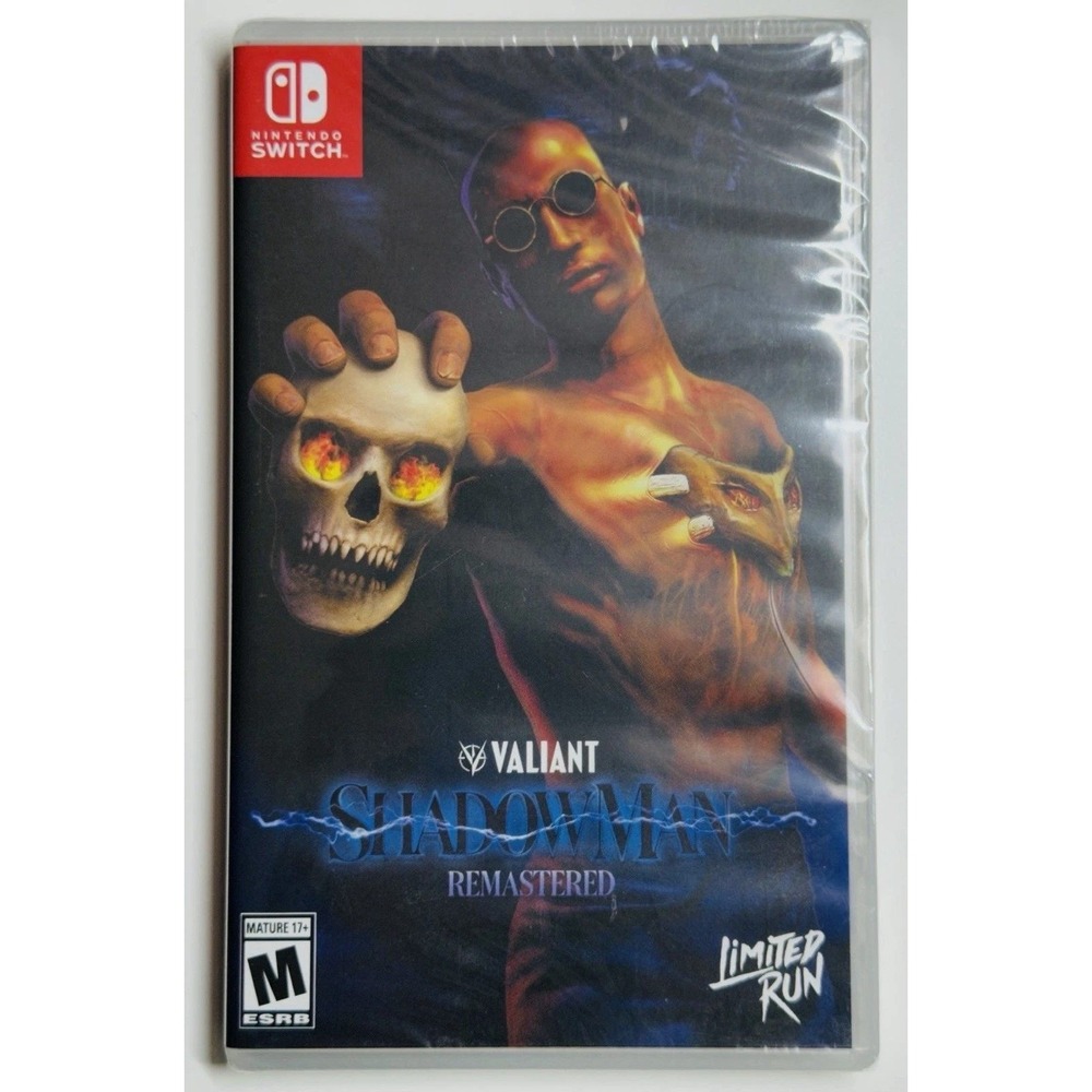 Shadow Man Remastered Nintendo Switch Limited Run Games LRG New Sealed